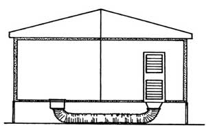 Crossover air duct diagram